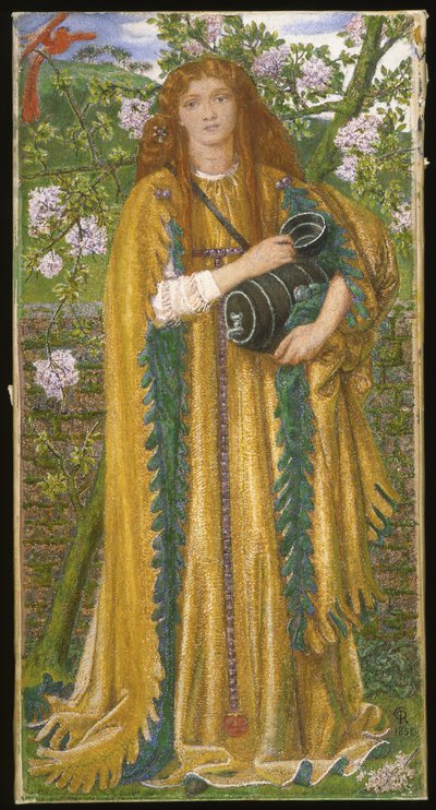 Gouden water (Prinses Parisade) c.1858 door Dante Gabriel Charles Rossetti